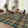 Modern Washable Area Rug, Geometric Pattern Throw Carpet with Non Slip Backing, Stain Resistant Floor Cover for Living Room - 2 of 4