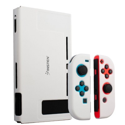 Insten for Nintendo Switch Dockable Protective Hard Case Cover Compatible with Nintendo Switch Console and Joycon, Milk White