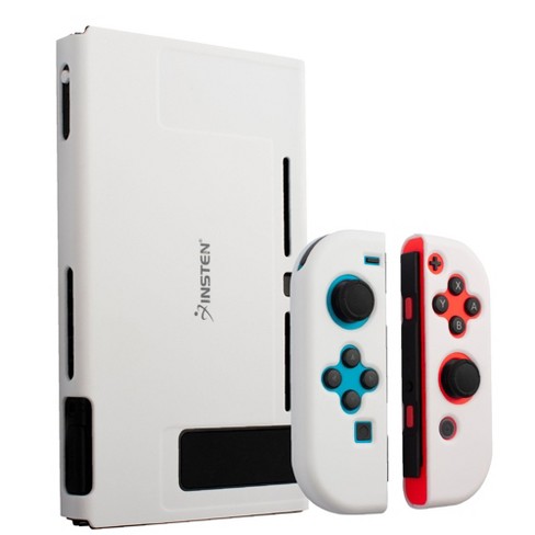 Insten For Nintendo Switch Dockable Protective Hard Case Cover Compatible With Nintendo Switch Console And Joycon Milk White Target