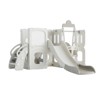 Infurnic Baby Activity Gyms, Playground Climber Slide Set with Drawing Whiteboard, Freestanding Combination for Children, Gray, 81.5"*80.3"*48.8" - 3 of 4