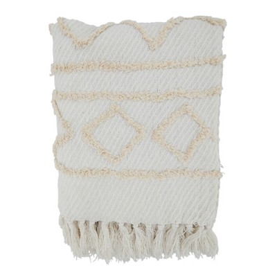 Saro Lifestyle Diamond Embellished Throw, 50x60 inches, Yellow