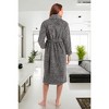 ADR Women's Plush Robe, Women's Plush Bathrobe, Fuzzy Pink Purple Comfy Robe Woman - 4 of 4