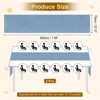 Unique Bargains  Light Elegant Romantic Chiffon Table Runner 27.5" x 118" 2 Pcs - 2 of 4