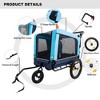 Gulches Pet Strollers: Heavy Duty Foldable Utility Dog Carrier & Bicycle Trailer - 4 of 4