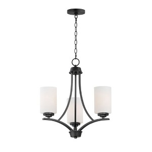 Maxim Lighting Deven 3 - Light Chandelier in  Black - 1 of 4