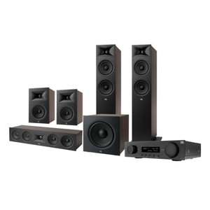 JBL Stage 5.1 Home Theater System with 12 in Sub and 100 Watts/Channel Receiver (Black) - 1 of 4
