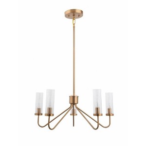 Brio Lighting Flux 5 - Light Chandelier in  Gold - 1 of 1