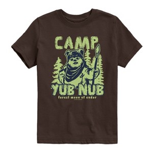 Boys' - Star Wars - Camp Endor Tonal Short Sleeve Graphic T-Shirt - 1 of 3