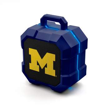 NCAA Michigan Wolverines LED Shock Box Bluetooth Speaker