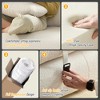 Foldable Human Dog Bed for Adults, 78.7" Multi-Functional Sofa Bed, 3 in 1 Teddy Fabric Sleeper Sofa Bed for Living Room Guest Bed Playroom - 4 of 4