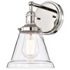 Nuvo Lighting Vintage 1 - Light Sconce in  Polished Nickel - 4 of 4