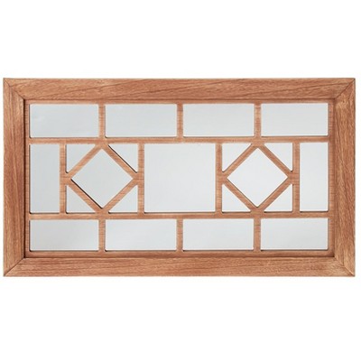 The Lakeside Collection Decorative Wooden Mirror
