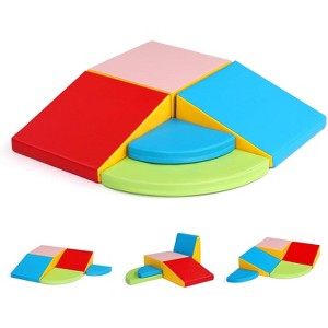 JOYMOR Toddlers 1-3 5-Piece PU Foam Climbing Blocks Set for Physical Coordination Waterproof - 1 of 4