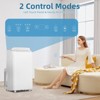 12,000 BTUs Portable Air Conditioner, 3-in-1 Portable AC with Fan & Dehumidifier - 4 of 4
