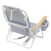 Sunnylife Luxe Beach Chair - The Resort Coastal Blue-Fabric Lounger, Cooler Bag - 2 of 4