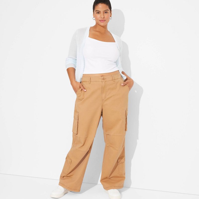Women's High-Rise Cargo Utility Pants - Wild Fable™, 1 of 11
