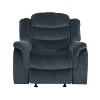Merax Luxurious Glider Recliner with Plush Fabric Upholstery - 3 of 4