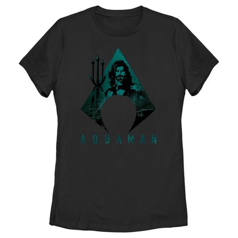 Women's Aquaman Trident Shape T-shirt : Target