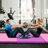 Costway 4'x 10'x 2''Folding Gymnastics Tumbling Mat Indoor Outdoor Gym Stretching Yoga - 2 of 4