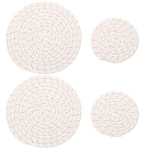 Unique Bargains House Indoor Gardening Plant Mat 4 Pcs - 1 of 4