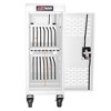 Gulches 16-Compartment Removable Locking Charging Cabinet - White Steel Charging Station for Laptops Chromebooks with Casters & Cord Management - 3 of 3