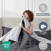Nestl 9 Piece Reversible Comforter Set, Bed in a Bag, All in one Bed Set with Down Alternative Pillows - 3 of 4