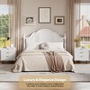 3 Drawer Dresser for Bedroom, Fluted Modern Nightstand with Deep Drawers, Chest of Drawers with Wide Top, Wooden Dresser Organizer - 4 of 4