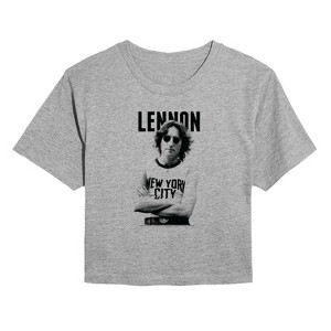 Women's - John Lennon - Lennon NYC Cropped Graphic T-Shirt - 1 of 4