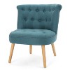Modern Velvet Accent Chair with wood legs-Christopher Knight Home - 2 of 4