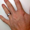 Pompeii3 Mens 6mm Designer Finish Platinum Wedding Band - 3 of 4