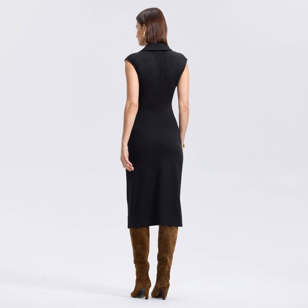 Vestido Midi Entallado de Manga Corta para Mujer - A New Day™ 2
