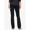 ellos Women's Plus Size Stretch Bootcut Sleep Pants - image 3 of 4