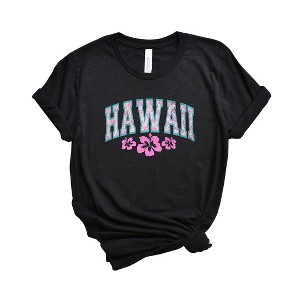 Simply Sage Market Women's Hawaii Varsity Grunge Short Sleeve Graphic Tee - 1 of 3