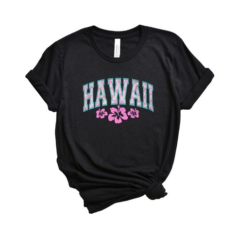 Simply Sage Market Women's Hawaii Varsity Grunge Short Sleeve Graphic Tee - image 1 of 3