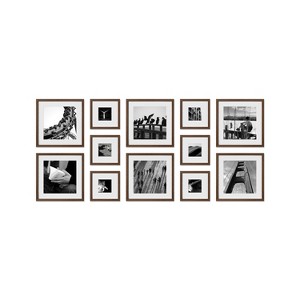 Haus and Hues Kensington Gallery Wall Frame Set with Real Glass and Mat - 1 of 4