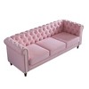 84.65" Chesterfield Velvet Sofa, Gold Trim Tufted Couch with High-Density Foam, 750lb Capacity Solid Pine Frame - 4 of 4