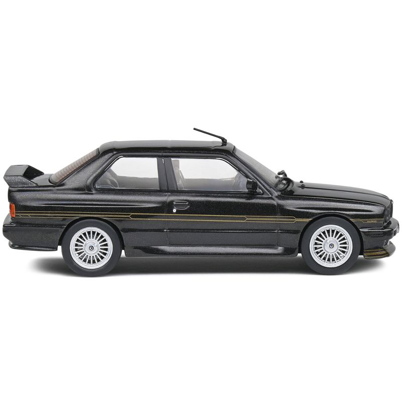 1989 BMW E30 M3 Alpina B6 3.5S Diamond Black Metallic 1/43 Diecast Model Car by Solido, 2 of 6