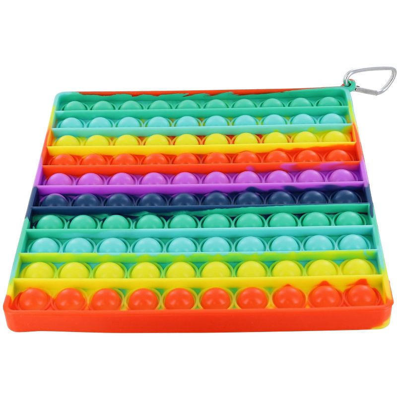 Toynk Rainbow Square 100-Button Silicone Pop Fidget Toy, 2 of 8