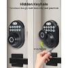 ZACHVO Keyless-Entry No-App Deadbolt Smart Lock with Fingerprint, Keypad, 2 Keys, Auto-Lock, IP56 Waterproof, Black - 2 of 4