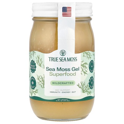 True Sea Moss Sea Moss Gel, Wildcrafted, 16 fl oz (473 ml)