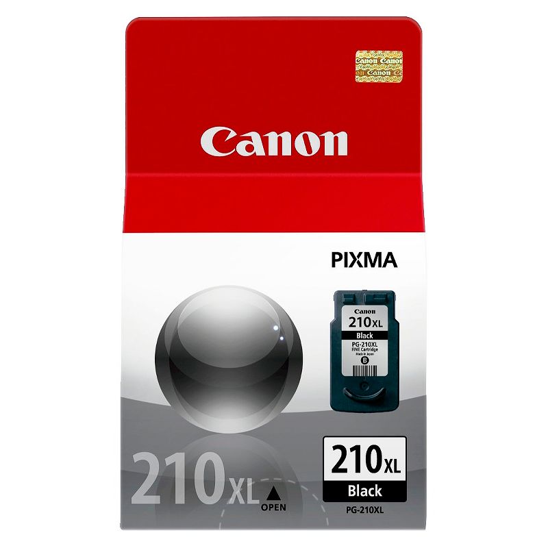 Canon 210/211 Single & 2pk Ink Cartridges - Black, Tri-color, 1 of 4