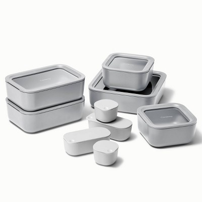 Caraway Dot Containers in Gray (Set of 4)