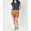 Women's High Waist Tummy Control Bermuda Shorts - Judy Blue - image 4 of 4