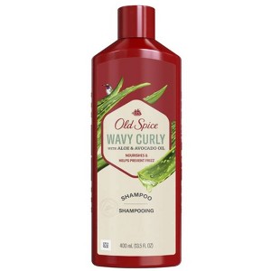 Old Spice Wavy Curly Shampoo with Aloe & Avocado Oil for Men - 13.5 fl oz - 1 of 4