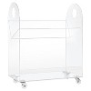 Babyletto Presto Acrylic Bookcase and Cart - Clear - 2 of 4