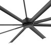 Airsurfer 96-Inch Large Black Ceiling Fans with Remote No Light - 3 of 4