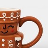 14.5 fl oz Christmas Stoneware Gingerbread Nutcracker Woman Mug - Wondershop™ - 3 of 3