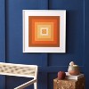 That 70'S Glow - 24" X 24" - Golden Brown/Orange - Framed Wall Art - WLA2046 - Safavieh - 2 of 4