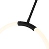 CWI Lighting Hoops 2 Light LED Chandelier With Black Finish - 4 of 4