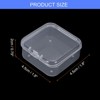 Unique Bargains Clear Small PlasticSquare Anti-Oxidation Jewelry Storage Box with Lids - 2 of 4